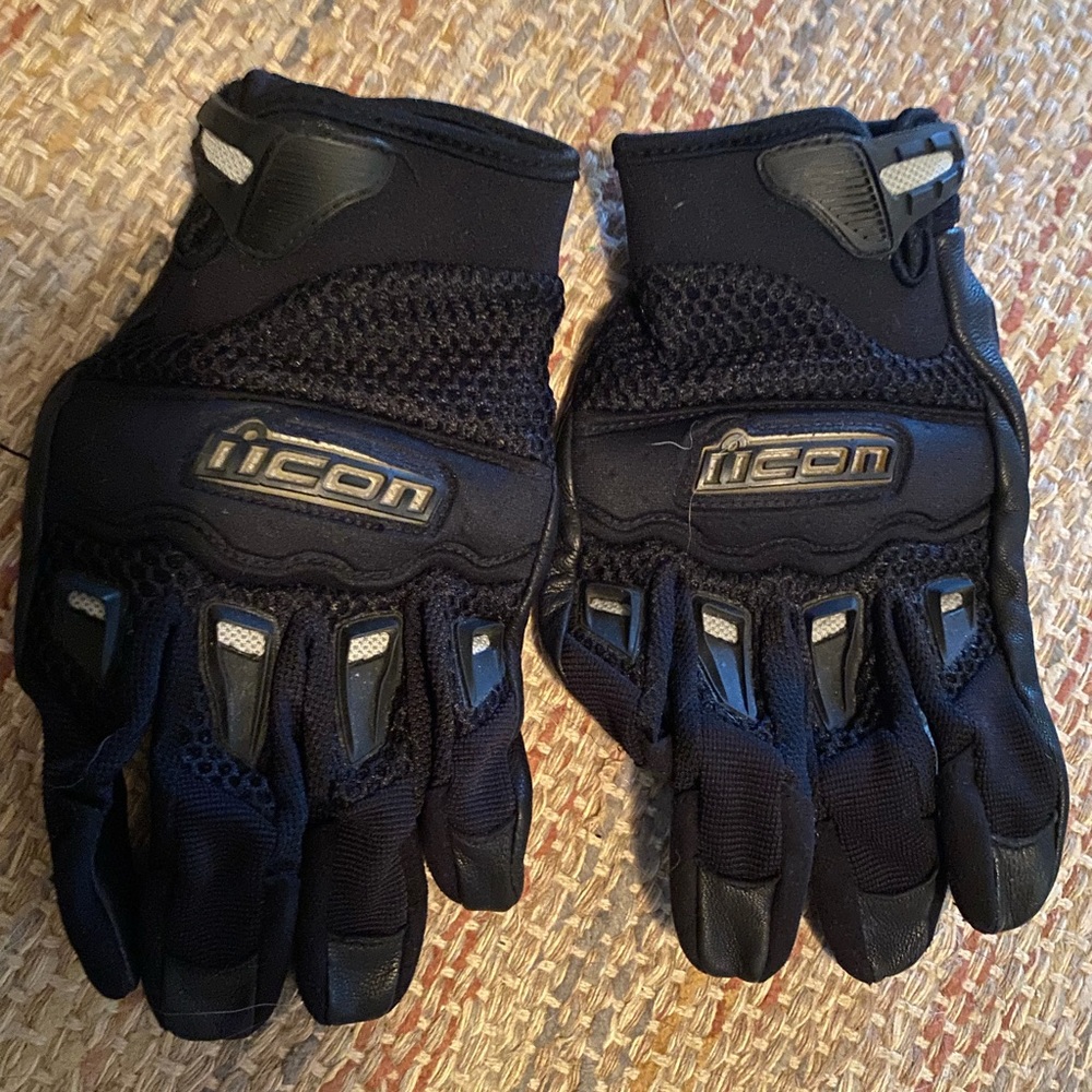 Icon 29er Twenty Niner Riding Gloves, men’s large, EUC